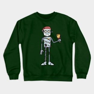 Old Robot for Christmas Crewneck Sweatshirt